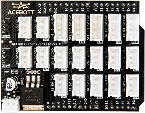مجموعة المبتدئين الأساسية من ACEBOTT لـ ESP32، إجمالي 96 عنصرًا، مجموعة أدوات بدء الإلكترونيات المتوافقة مع Arduino & Scratch، مجموعة مكونات إلكترونية مع برنامج تعليمي مفصل، وهياكل خشبية قابلة للترقية in Saudi Arabia