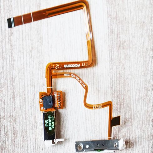 Silver Thin Version Headphone Audio Jack Hold Switch Flex Ribbon Cable for iPod 6th Gen Classic 80gb 120gb/ 7th Thin 160GB/IPod 5th Video 30GB in Saudi Arabia