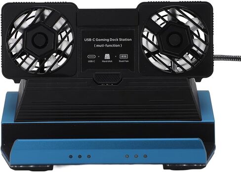 محطة إرساء 10 في 1 لـ Legion Go Claw، محطة إرساء جيجابت إيثرنت 4K 60 هرتز مع مروحة تبريد مزدوجة قابلة للفصل، 4 فتحات USB 3.0 PD 100 وات M.2 NVMe in Kuwait