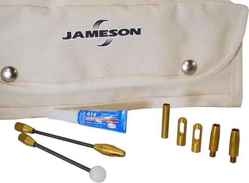 طقم ملحقات وإصلاح من Jameson 10-316-AK لقضيب شريط السمك الكهربائي الصغير من أجل قضيب من الألياف الزجاجية مقاس 3/16 بوصة in Kuwait