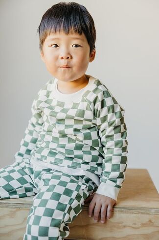 Copper Pearl Crew Sweatshirt: Ultra-Soft Gender Neutral Toddler Sweatshirt, Perfect Cozy, Classic Fit Baby Sweatshirt for Baby Boy Clothes and Baby Girl Clothes - Parker, 2T in Saudi Arabia