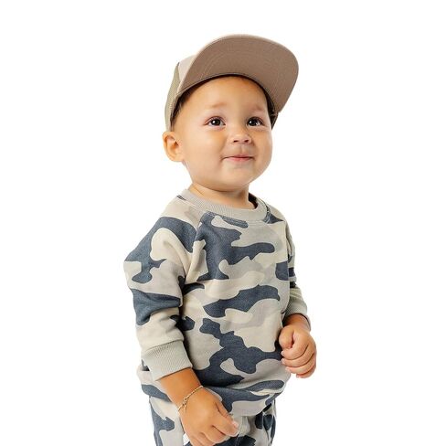 Copper Pearl Crew Sweatshirt: Ultra-Soft Gender Neutral Toddler Sweatshirt, Perfect Cozy, Classic Fit Baby Sweatshirt for Baby Boy Clothes and Baby Girl Clothes - Parker, 2T in Saudi Arabia