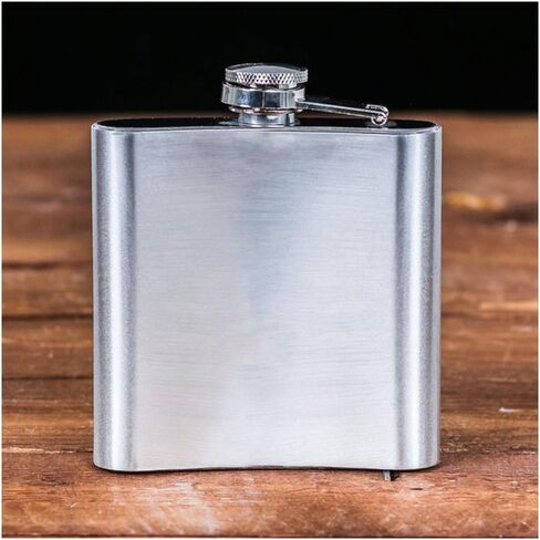 5 oz (140ml) Small Flask Stainless Steel Bottle – Portable Liquor Bottle with Screw Cap, Secure Cap, Perfect for Outdoor Use, Travel, Camping, and Parties 3.74 * 6.1Inch in Saudi Arabia