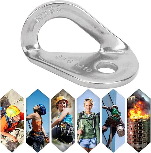 Explore Hanging Fixed Points Piton, 316 Stainless Steel Climbing Pitons with Thicken Climbing Hanging Point for Mountaineering Heading Engineering in Saudi Arabia