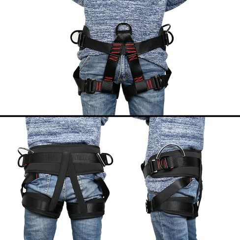 مسامير تسلق الأشجار، معدات تسلق الأشجار من الفولاذ المقاوم للصدأ مع حزام تسلق وحبل قابلين للتعديل، مجموعة تسلق الأشجار لأعمال الأشجار والرياضات الخارجية in Kuwait