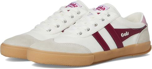 حذاء رياضة تنس الريشة للسيدات Gola ، Off-Off-White/Gold ، 6.5 in Kuwait