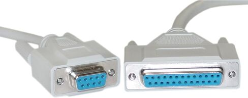 Cable Wholesale - Null Modem Cable, DB9 Female to DB25 Female, UL rated, 8 Conductor, 6 foot in Saudi Arabia