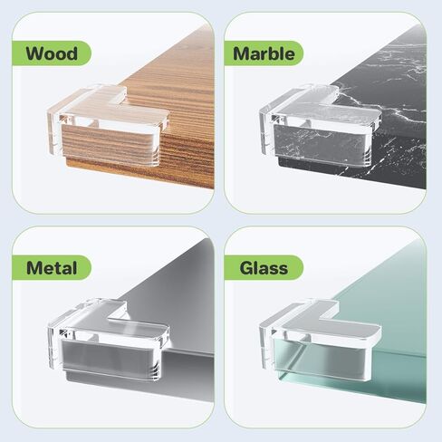 30 Pack Corner Protector Baby, Table Corner Protectors for Furniture, Baby Proof Corners and Edges, Corner Covers Baby Safety, Baby Corner Protector Guards, Clear in Saudi Arabia