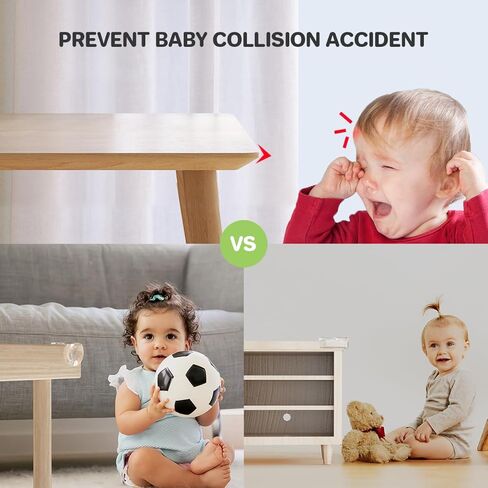 30 Pack Corner Protector Baby, Table Corner Protectors for Furniture, Baby Proof Corners and Edges, Corner Covers Baby Safety, Baby Corner Protector Guards, Clear in Saudi Arabia