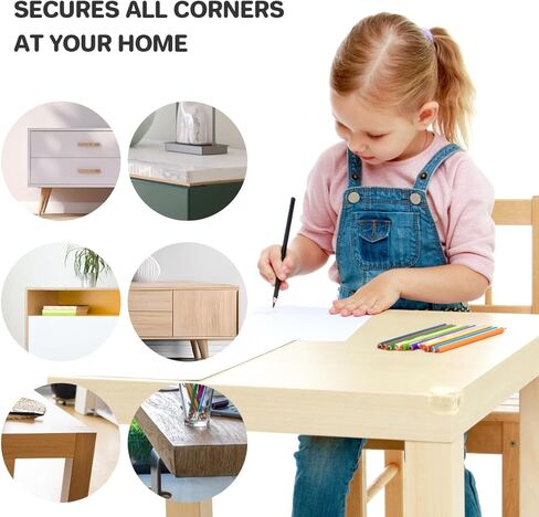 30 Pack Corner Protector Baby, Table Corner Protectors for Furniture, Baby Proof Corners and Edges, Corner Covers Baby Safety, Baby Corner Protector Guards, Clear in Saudi Arabia