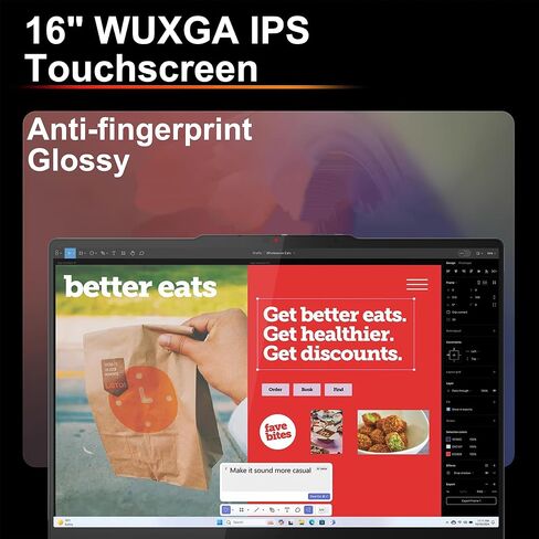 Lenovo Yoga 7 2-in-1 Laptop 16" WUXGA IPS Touch (Glossy Anti-fingerprint) AMD 8-core Ryzen AI 7 350 (Up to 50 AI TOPS) 16GB RAM 1TB SSD For Creator Business Professional Win11Pro ICP Hub w/Copilot+ AI in Saudi Arabia