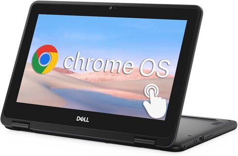 كمبيوتر محمول Dell Chromebook 11 3100 2 في 1 بشاشة لمس 11.6 بوصة، سيليرون N4000، ذاكرة وصول عشوائي 4 جيجابايت، 32 جيجابايت eMMC، نوع C، نظام تشغيل Chrome (متجدد) in Kuwait