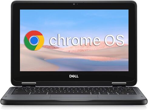 كمبيوتر محمول Dell Chromebook 11 3100 2 في 1 بشاشة لمس 11.6 بوصة، سيليرون N4000، ذاكرة وصول عشوائي 4 جيجابايت، 32 جيجابايت eMMC، نوع C، نظام تشغيل Chrome (متجدد) in Kuwait