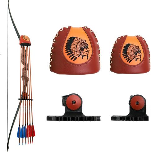 FUNTRESS 4/6 Arrows Quiver Quick Release Leather Archery Slide-On Quiver Holder Quiver Detach Lock Bow Quiver Quick Release Arrow Quiver(Only Quiver) in Saudi Arabia