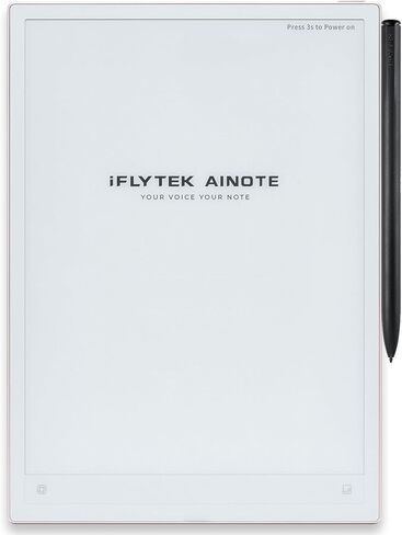 iflytek AINOTE 2 Bundle Blue-10.65'' E-Ink Tablet، 4.2 مم سامسونج ملاحظة تدوين الكمبيوتر اللوحي دعم AI الصوت إلى النص، تحويل الكتابة اليدوية، متعدد اللغات مدعوم من ChatGPT-5 للعمل/الاجتماع/الدراسة in Saudi Arabia