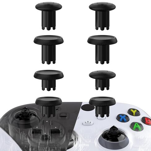 eXtremeRate ThumbsGear V3 Interchangeable Thumbsticks for Xbox Series X/S, 4 Height Adjustable Convex and Concave Grip Joysticks for Xbox One S/X/Elite, for Nintendo Switch Pro - Carmine Red in Saudi Arabia