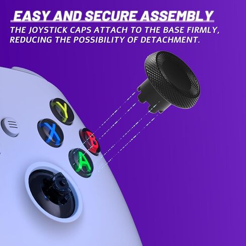 eXtremeRate ThumbsGear V3 Interchangeable Thumbsticks for Xbox Series X/S, 4 Height Adjustable Convex and Concave Grip Joysticks for Xbox One S/X/Elite, for Nintendo Switch Pro - Carmine Red in Saudi Arabia