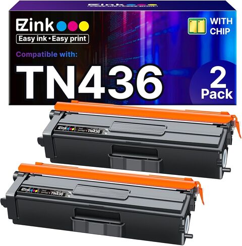 TN436 Toner Cartridge Compatible for Brother TN436 TN-436 Toner Replacement for TN436 TN433 TN431 to Use with Brother HL-L8260CDW, L8360CDW, MFC-L8690CDW, L8900CDW, DCP-L8410CDW Printers(2 Black) in Kuwait