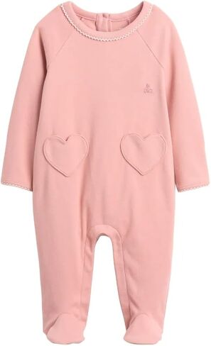 GAP Baby Girls Novelty Footed One Piece, Passion Rose, 6-9M in Saudi Arabia