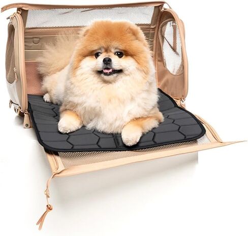 moor NYC Luxury Made Travel Bag. A Unique Pet Travel Bag Design for Dogs or Cats. TSA Approved (Cocoa Luxury Travel Bag) in Kuwait
