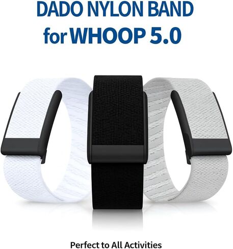 سوار ناعم من النايلون متوافق مع WHOOP 5.0 وOne وPeak وLife | حزام ملائم قابل للتعديل ومتين وآمن | ليس للجنرال 4 in Saudi Arabia