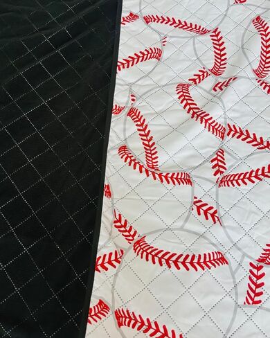Baseball Outdoor Stadium Blanket XL 80x60 Reversible Soft Fleece in Saudi Arabia