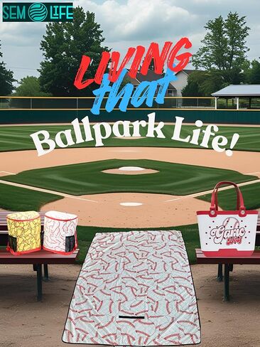 Baseball Outdoor Stadium Blanket XL 80x60 Reversible Soft Fleece in Saudi Arabia