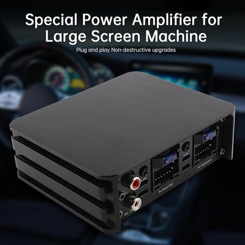 4-Channel Full-Range Amplifier, 4 Channel 80W x 4 Class A/B Audio Modification Power Amplifier Digital Sound Processor for Android Car Player in Saudi Arabia