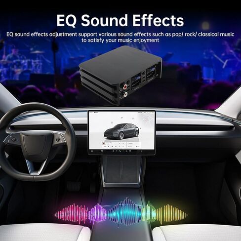 4-Channel Full-Range Amplifier, 4 Channel 80W x 4 Class A/B Audio Modification Power Amplifier Digital Sound Processor for Android Car Player in Saudi Arabia