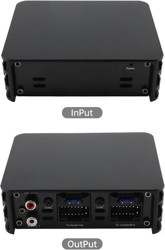 4-Channel Full-Range Amplifier, 4 Channel 80W x 4 Class A/B Audio Modification Power Amplifier Digital Sound Processor for Android Car Player in Saudi Arabia