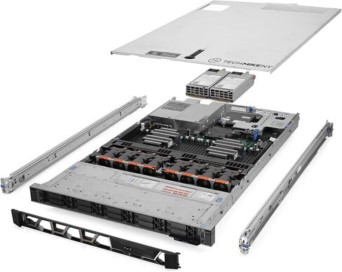 TechMikeNY Server 2X Gold 6150 2.70Ghz 36-Core 768GB RAM 10x Caddies PowerEdge R640 (Renewed) in Saudi Arabia