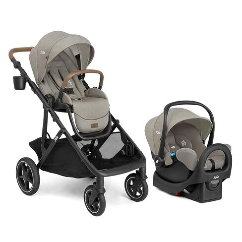 Chive and Rue - All-in-One Convertible Single-to-Double Modular Stroller with 20+ Customizable Modes & All-Terrain Wheels, and Lightweight Infant Car Seat Travel System (Thunder) in Saudi Arabia