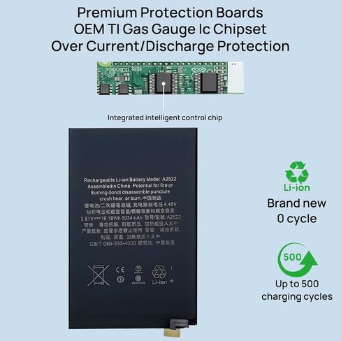 بطارية A2522 متوافقة مع iPad mini 2021 الجيل السادس A2522 A2567 A2568 A2569 EMC 4043 4044 iPad14,1 iPad14,2 WiFi MK7M3LL/A MK7T3LL/A MLWL3LL/A MK7R3LL/A LL/A in Kuwait