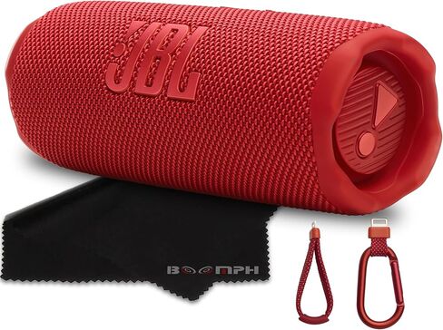 JBL Flip 7 Portable Bluetooth Speaker, IP68 Waterproof, Dustproof, Drop-Proof, PushLock System, AI Sound Boost, 16H Battery – Black – Boomph's Comprehensive Ultimate Performance Cloth Solution in Saudi Arabia