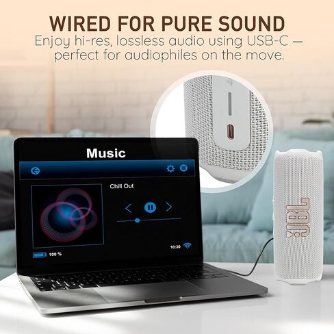 JBL Flip 7 Portable Bluetooth Speaker, IP68 Waterproof, Dustproof, Drop-Proof, PushLock System, AI Sound Boost, 16H Battery – Black – Boomph's Comprehensive Ultimate Performance Cloth Solution in Saudi Arabia