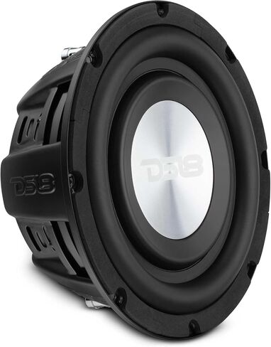 DS18 PSW8.4D مضخم صوت ضحل 8 بوصات 400 وات RMS 800 وات كحد أقصى مزدوج 4 أوم DVC مقاوم للماء مضخم صوت منخفض للسيارة للشاحنات أسفل المقعد والمرفقات المدمجة in Kuwait