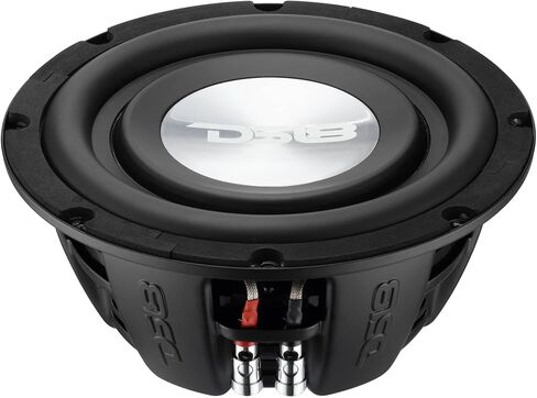 DS18 PSW8.4D مضخم صوت ضحل 8 بوصات 400 وات RMS 800 وات كحد أقصى مزدوج 4 أوم DVC مقاوم للماء مضخم صوت منخفض للسيارة للشاحنات أسفل المقعد والمرفقات المدمجة in Kuwait