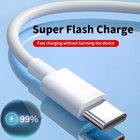 2pcs Charging Cable 60W Type C to Type C Charger Cord Charging Cable,Compatible for iPhone/MacBook/iPad/Samsung/Huawei/Tablet and More（typec-typec，3.3 ft×2） in Saudi Arabia