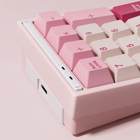 BOYI Y17 لوحة أرقام ميكانيكية من الألومنيوم، لوحة مفاتيح رقمية RGB لاسلكية، لوحة أرقام سريعة الإصدار، بلوتوث 5.0/2.4G/Type-C ثلاثي الوضع قابل للتبديل السريع 17 مفتاحًا PBT Keycap لوحة مفاتيح ماكرو لأجهزة الكمبيوتر المحمول/الكمبيوتر الشخصي/TKL لوحات المفات in Kuwait