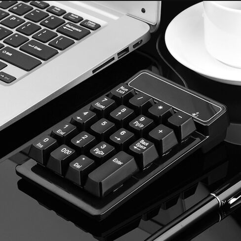 لوحة مفاتيح رقمية، لوحة أرقام USB ذات ملمس ميكانيكي مع مفتاح 000 للمحاسبة وإدخال البيانات والإكسل، لوحة مفاتيح سلكية 19 للكمبيوتر المحمول وسطح المكتب والتوصيل والتشغيل in Saudi Arabia