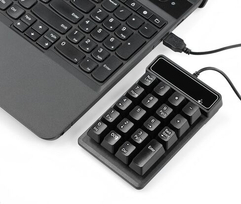 لوحة مفاتيح رقمية، لوحة أرقام USB ذات ملمس ميكانيكي مع مفتاح 000 للمحاسبة وإدخال البيانات والإكسل، لوحة مفاتيح سلكية 19 للكمبيوتر المحمول وسطح المكتب والتوصيل والتشغيل in Saudi Arabia