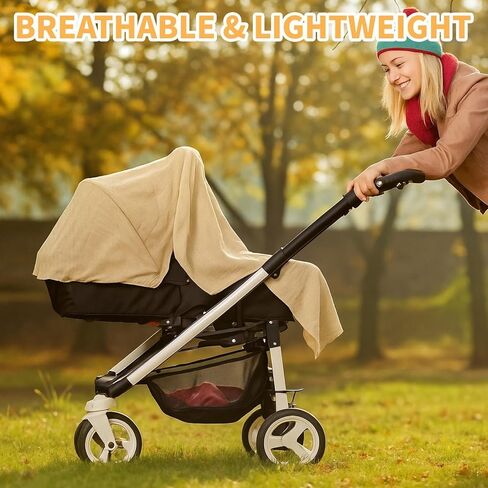 Multi-Use Breast Nursing Cover up for Breastfeeding, Coverage Nursing Poncho for Women Soft & Comfortable & Breastfeeding Covers for Nursing Cover Poncho Shawl （Beige） in Kuwait