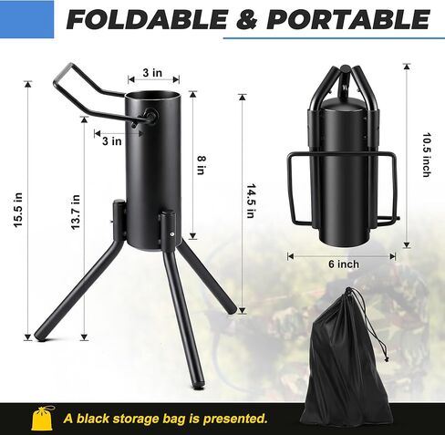 Bow Stand, Foldable and Portable Stand for Compound Bow with Quiver (Hold 30-40 Arrows), Ground Archery Holder for Traditional Longbows Archery Accessories for Hunting Target Practice in Kuwait