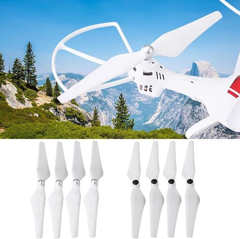 مراوح الطائرة بدون طيار ذاتية القفل، 8 قطع CW CCW مراوح الطائرة بدون طيار سريعة الإصدار، شفرة كوادكوبتر بلاستيكية 2/3، شفرات بديلة للطائرة بدون طيار متوافقة مع ملحقات الطائرة بدون طيار 2/3 9450 in Saudi Arabia