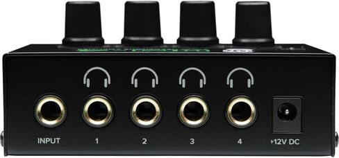 Mackie HM-4 4-Way Headphone Amplifier, Bundle with TAPH100 Headphones and 1/4" TRS Male Cable in Saudi Arabia
