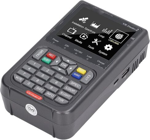 جهاز اكتشاف الأقمار الصناعية بشاشة LCD مدمج لتحليل طيف البطارية للمنزل، V8 Finder 2، لإعداد قرص الأقمار الصناعية in Saudi Arabia