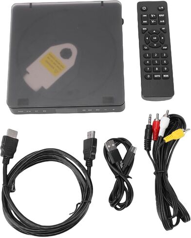 مشغل DVD PUUSOKEI HDMI للتلفزيون، مشغل DVD عالي الدقة 1080 بكسل لجميع المناطق مع جهاز تحكم عن بعد ومنفذ HDMI AV، يدعم أقراص DVD USB/TF، متوافق مع نظام PAL/NTSC in Kuwait