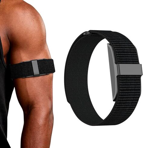 Bicep Bands Compatible with Hume Band, Nylon Loop Replacement Strap, Soft Breathable Adjustable Sport Wrist/Arm/Ankle Band for Fitness Tracker & Activity Monitor in Kuwait