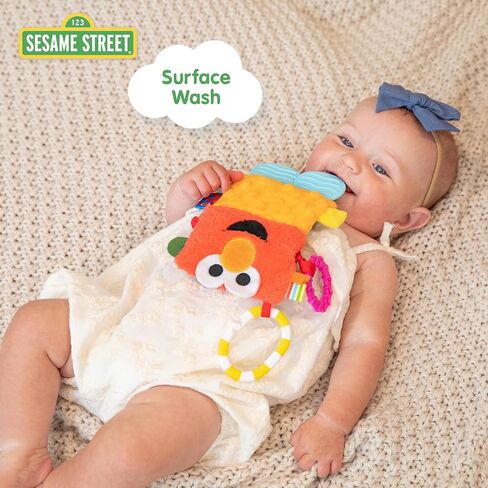 يفضل الأطفال لعبة Sesame Street Elmo Tug & Tag الحسية القطيفة لحديثي الولادة in Saudi Arabia