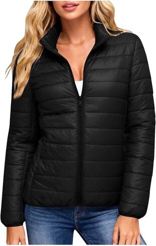 Womens Bright down Jacket Winter Warm Faux Fur Hooded Jacket Casual Warm Puffer Parka Coat in Saudi Arabia